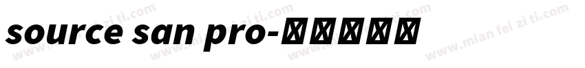 source san pro字体转换